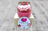 Strawberry Shortcake Aromatherapy Candle | Crafted from Vegetal Soy Wax | Infused with Fragrance Oils | Hand Poured for Soothing Ambiance